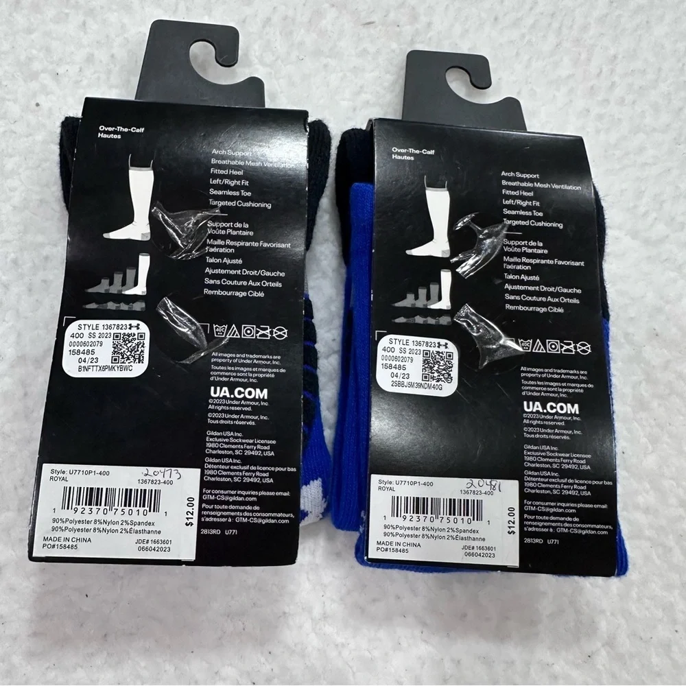 Kid’s Under Armour Blue UA Team Socks